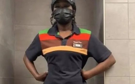 Burger King employee jeans