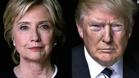 Clinton and Trump
