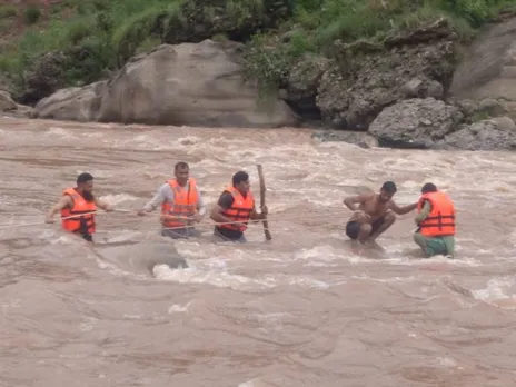 Girl Caught In Flash Flood Rescued