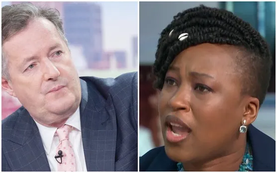 Piers Morgan and Shola Mos-Shogbamimu