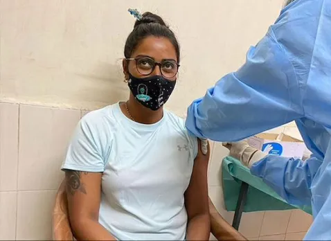 Indian archers get vaccine Deepika Kumari gets vaccine