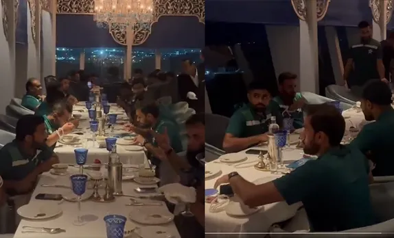 WATCH: Pakistan cricket team dine out in Hyderabad, click pictures with fans ahead of ODI World Cup 2023