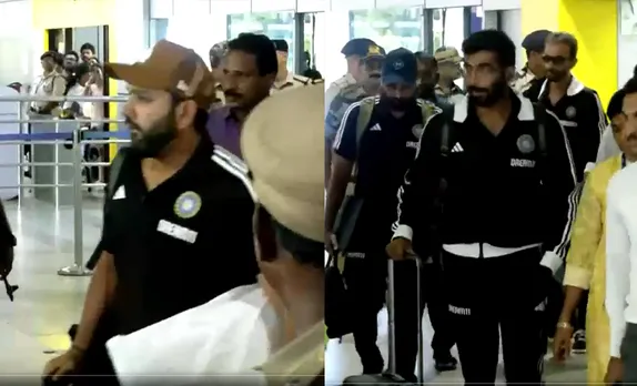 WATCH: Team India arrives in Thiruvananthapuram ahead of 2023 World Cup warm-up match against Netherlands 
