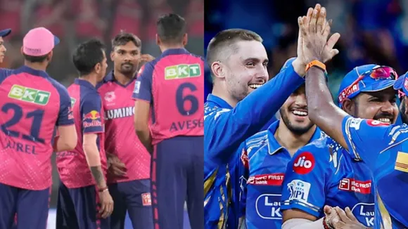 Who won yesterday's game between RR vs MI?