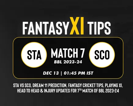 STA vs SCO BBL 2023-24 
