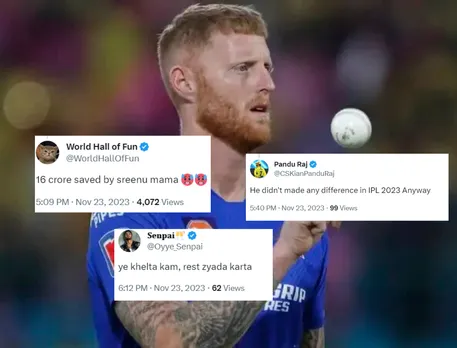 Ben Stokes (Source: Twitter)