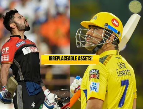 Virat Kohli & MS Dhoni (Source: Twitter)