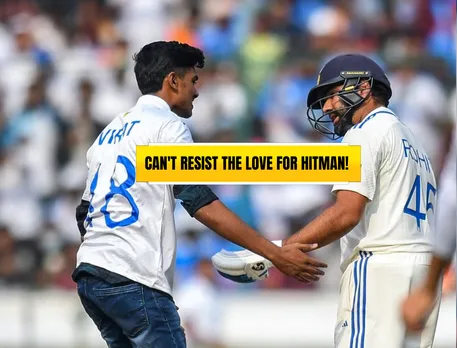 Rohit Sharma with his fan (Source: Twitter)