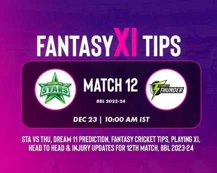 STA vs THU BBL 2023-24 