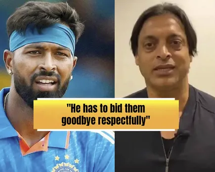 Hardik Pandya & Shoaib Akhtar (Source: Twitter)