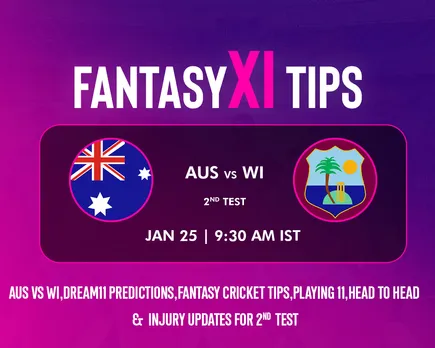 AUS vs WI 2nd Test 