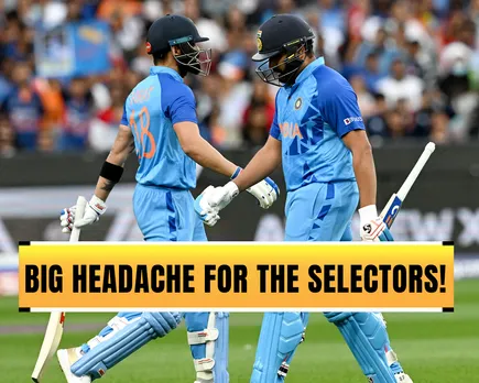 Virat Kohli and Rohit Sharma (Source: Twitter)