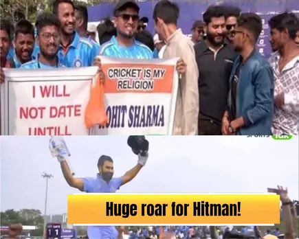 Rohit Sharma fans in Pune (Source: Twitter)