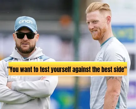 Brendon McCullum & Ben Stokes (Source: Twitter)