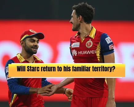 Virat Kohli & Mitchell Starc in RCB (Source: Twitter) 