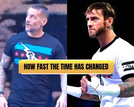 CM Punk in 2023 and 2014