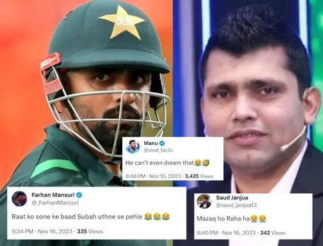 Babar Azam & Kamran Akmal (Source: Twitter)