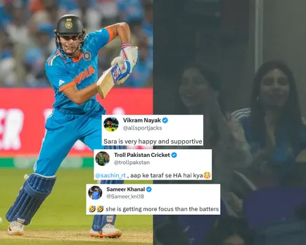 Shubman Gill & Sara Tendulkar (Source: Twitter)