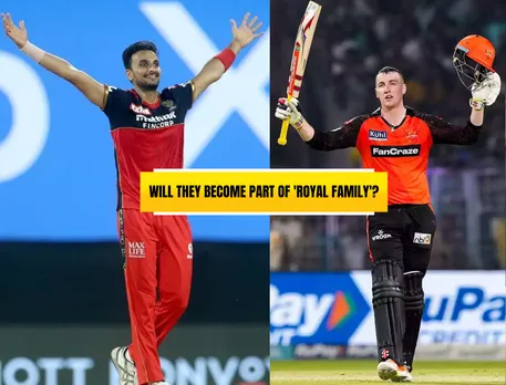 Harshal Patel & Harry Brook (Source: Twitter)
