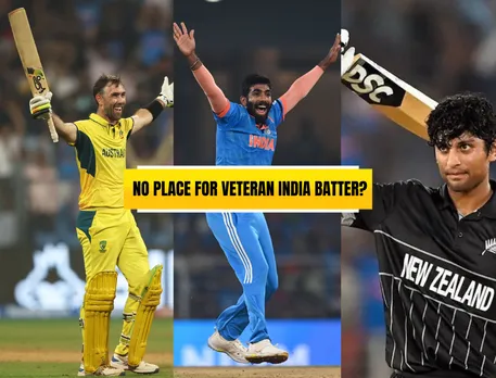 Glenn Maxwell, Jasprit Bumrah & Rachin Ravindra (Source: Twitter)