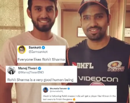 Jitesh Sharma and Rohit Sharma (Source - Twitter).png