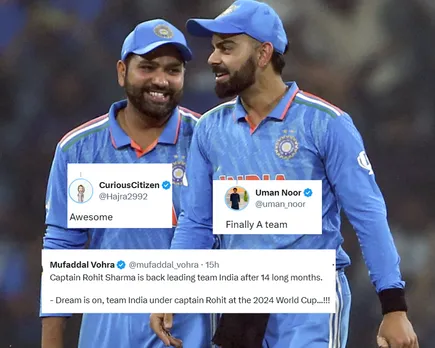 Rohit Sharma and Virat Kohli (Source: Twitter)