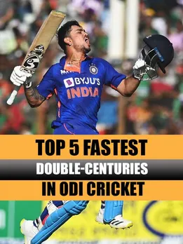 Top 5 fastest double-centuries in ODI cricket