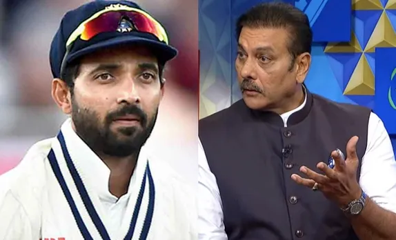 Ajinkya Rahane and Ravi Shastri