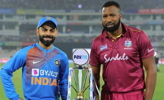 Virat Kohli and Keiron Pollard