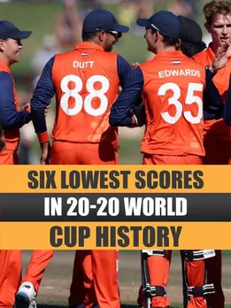 Six Lowest Scores in 20-20 World Cup History