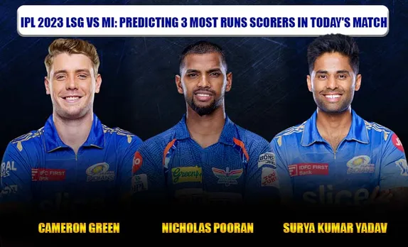 LSG vs MI, IPL 2023: 3 most run scorers in today's match