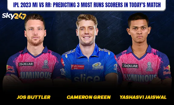 MI vs RR, IPL 2023: 3 most run scorers in today's match