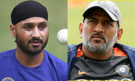 Harbhajan Singh and MS Dhoni