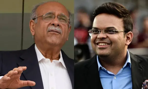 Najam Sethi and Jay Shah