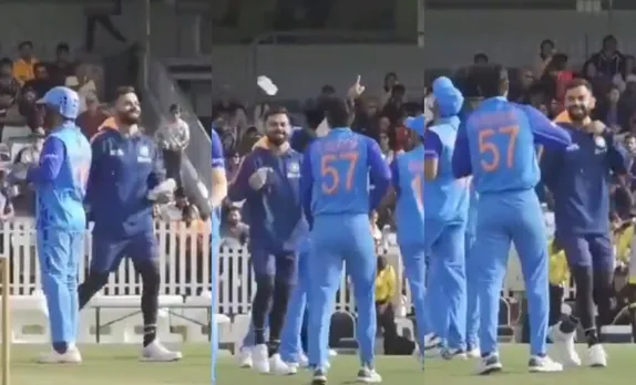 Virat Kohli turns water boy