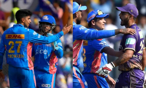 Nitish Rana abuses on field