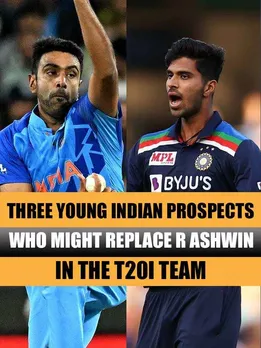 Three young Indian prospects who might replace Ravichandran Ashwin in the T20I team.