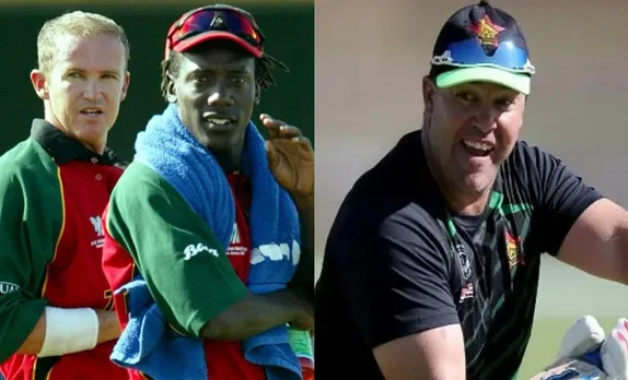 Henry Olonga and Heath Streak