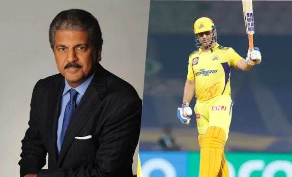 Anand Mahindra and MS Dhoni