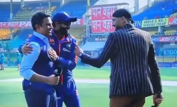 Ravindra Jadeja and Sanjay Manjrekar