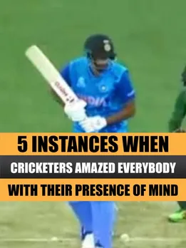 5 instances when cricketers amazed everybody with the presence of mind (Ashwin)