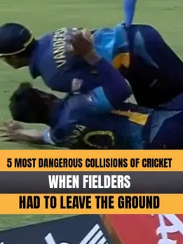5 most dangerous collisions of cricket when fielders had to leave the ground