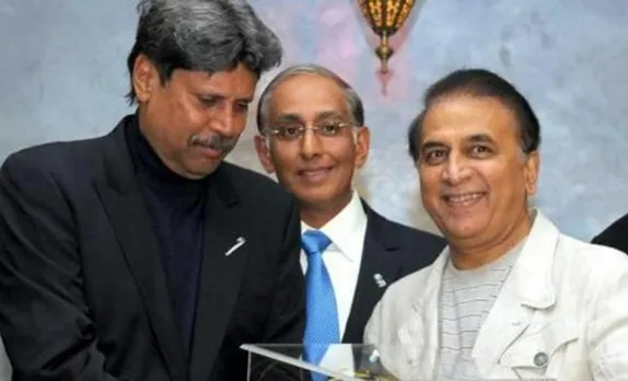 Kapil Dev and Sunil Gavaskar
