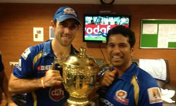 Glenn Maxwell and Sachin Tendulkar