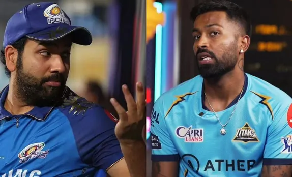 Rohit Sharma and Hardik Pandya in IPL 2023