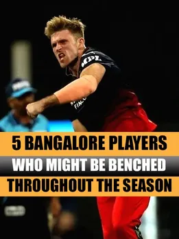 5 Bangalore players who might be benched throughout the season