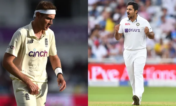 Shardul Thakur - Stuart Broad