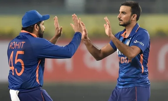 Rohit Sharma and Harshal Patel