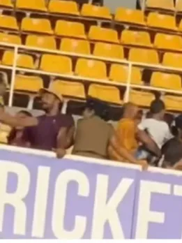 ugly fight at R Premadasa Stadium