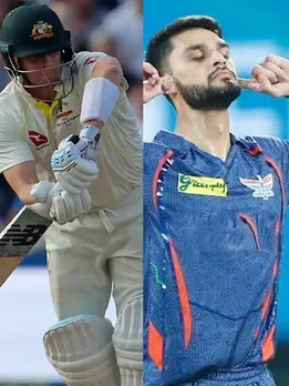 Steve Smith & Naveen ul Haq